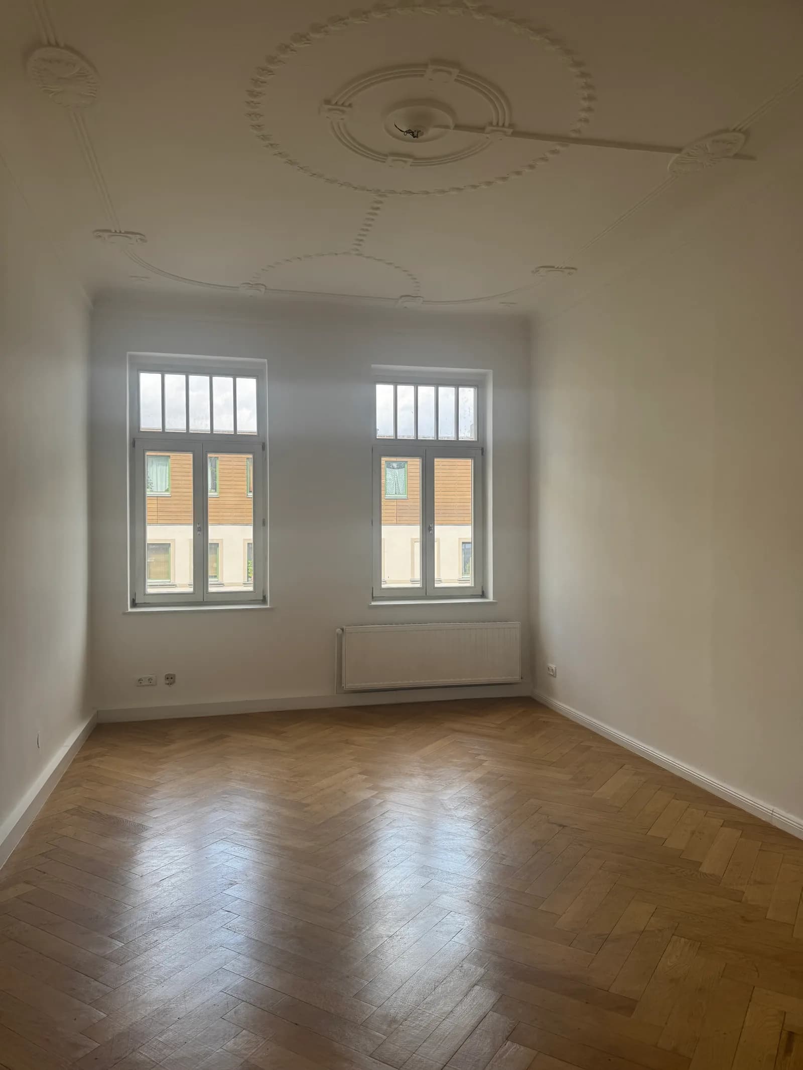 Helle Wohnung für eine vorbereitete Besichtigung
